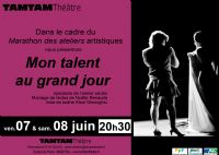 Mon talent au grand jour. Du 7 au 8 juin 2013 à Pau. Pyrenees-Atlantiques.  20h30